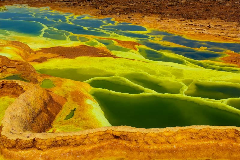 Danakil Depression, Ethiopia is the Most Unusual Places in The World. Best time to visit Danakil Depression