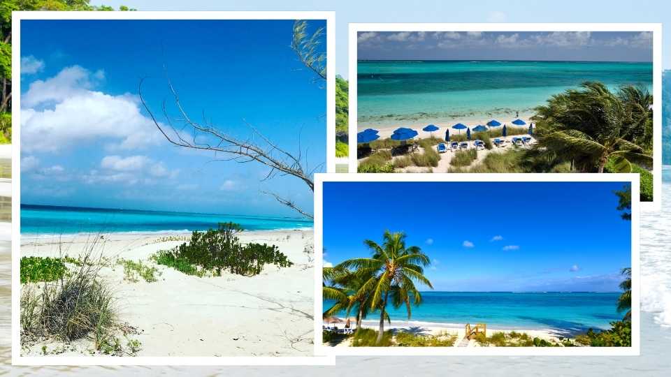 This picture is showing why Grace Bay Beach is one of the best beaches in the world