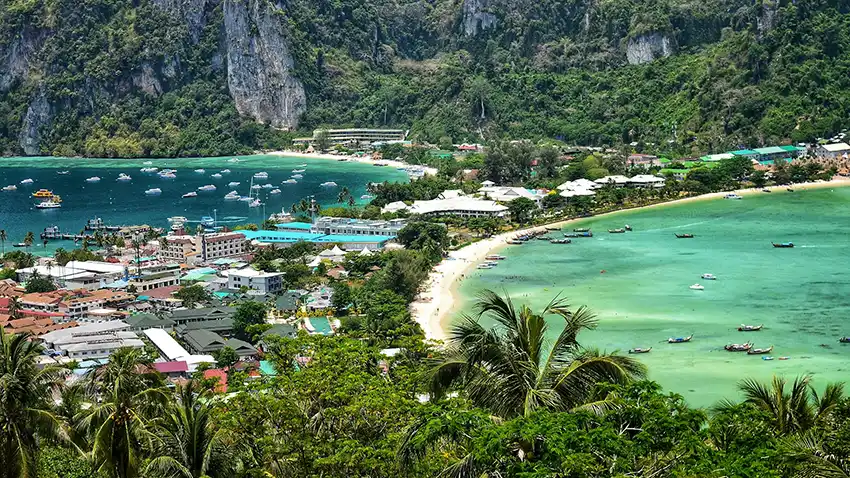 Phi Phi Islands has most amazing snorkeling spots in Thailand