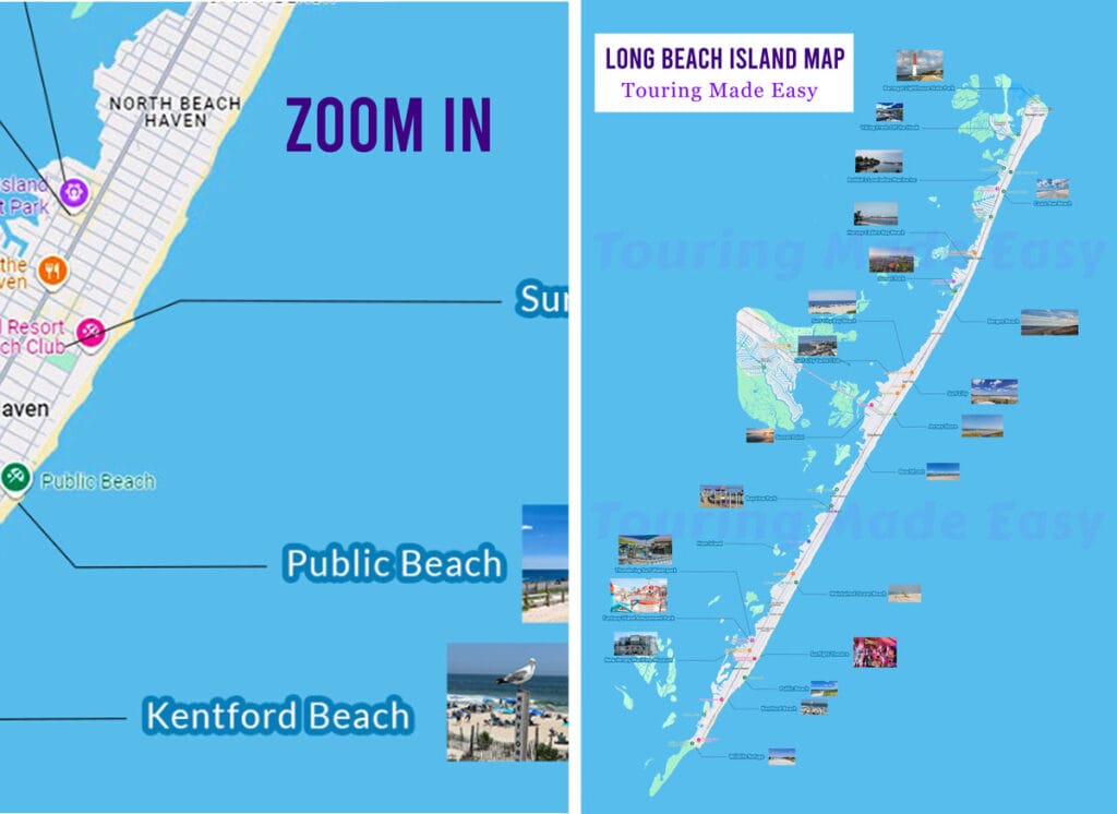 long beach island map​